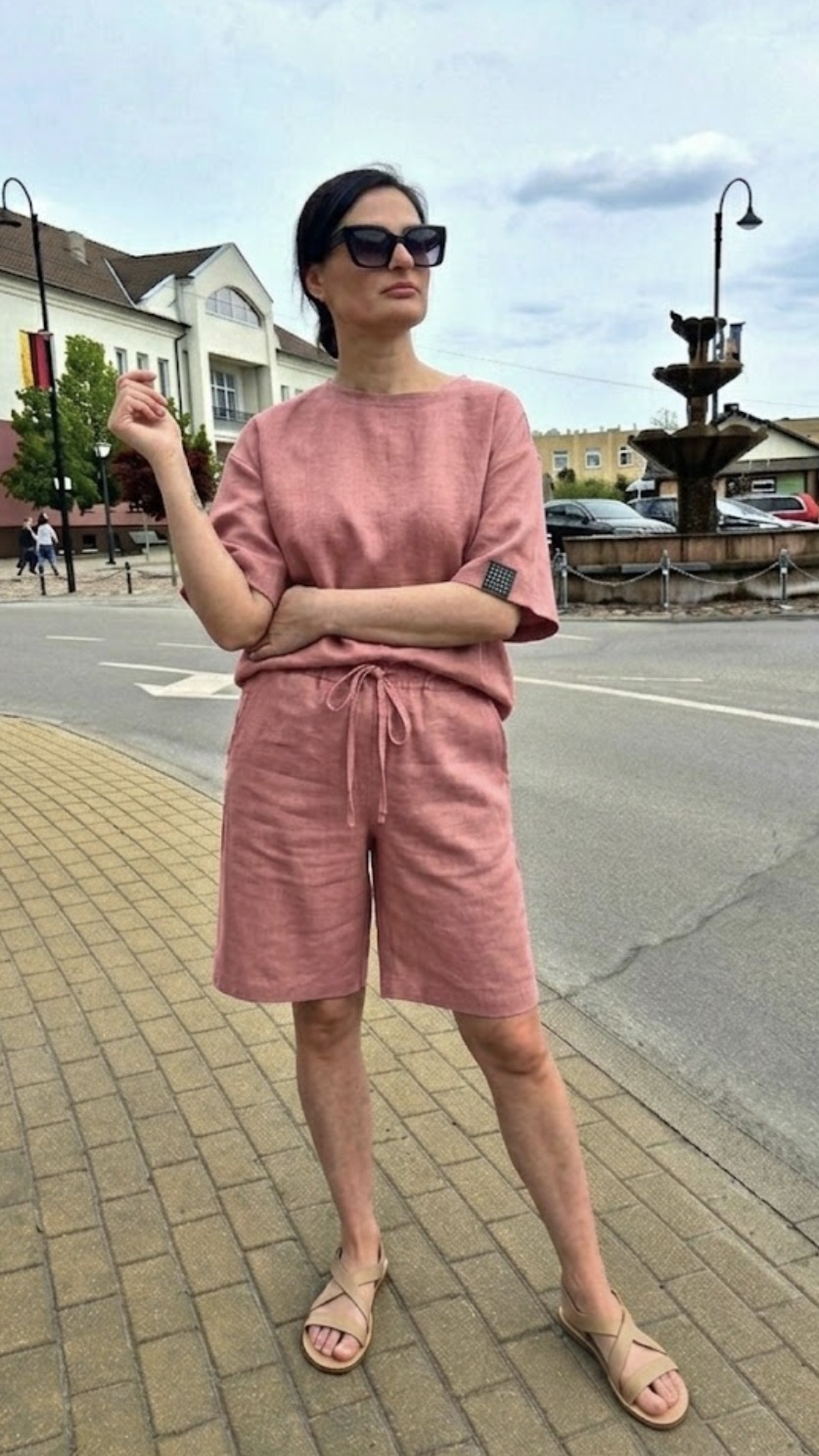 Šortų lekalas austiniams audiniams